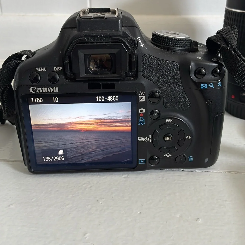 Canon Rebel T1i with extra lens